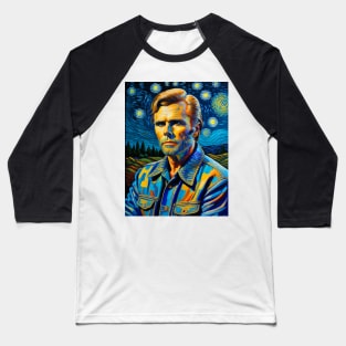 George Jones at starry night Baseball T-Shirt